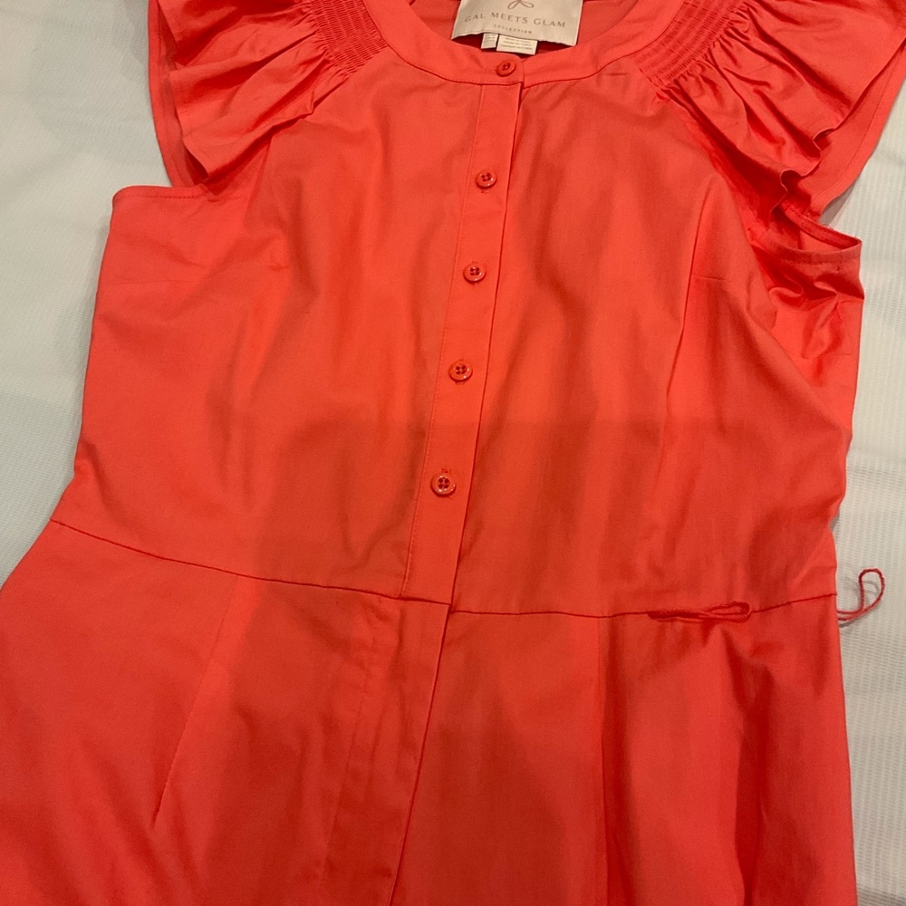 Gal Meets Glam Coral Jumpsuit - Picture 6 of 12